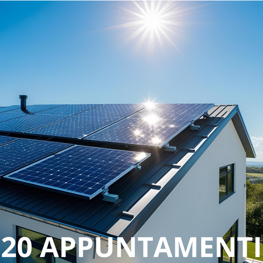 20 APPUNTAMENTI IMPIANTI FOTOVOLTAICO